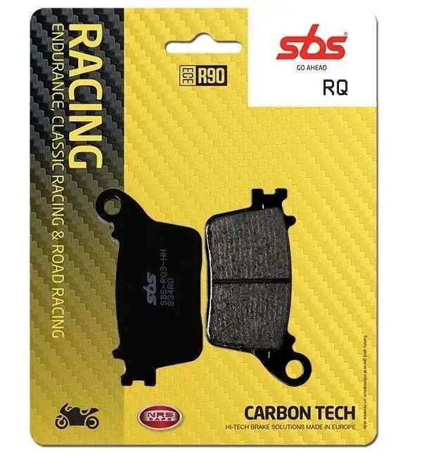 Pastiglie freno posteriori SBS per Moto Guzzi Griso 1100 05-08 - Mescola RQ Carbon TECH pista 671RQ