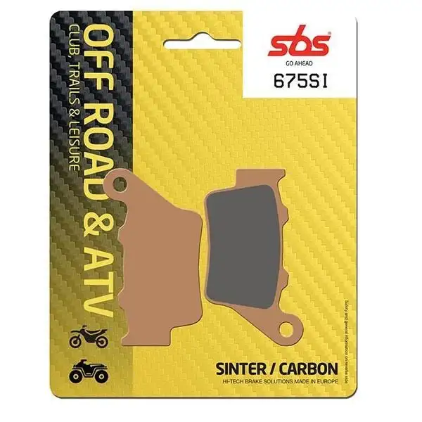 Pastiglie freno posteriori SBS per moto morini calibro / calibro bagger 650 2024 - Mescola SI sinterizzata Off-road 675SI