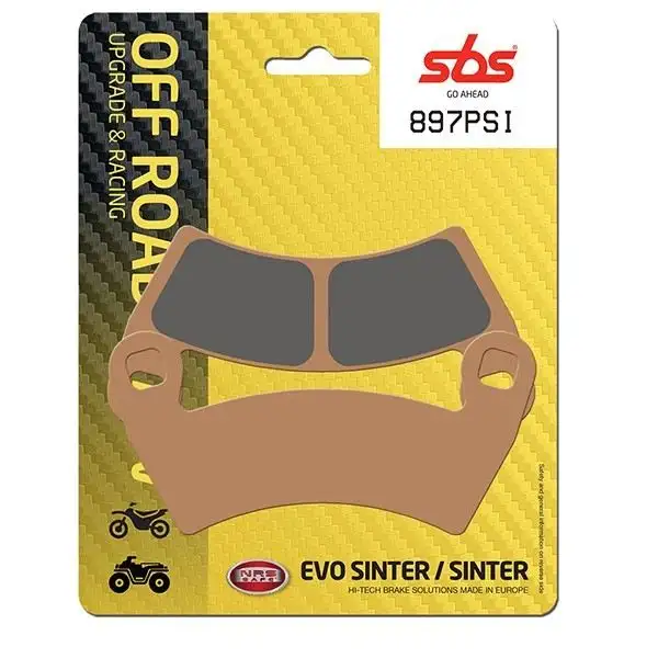 Pastiglie freno posteriori SBS per polaris mv diesel crew 0 2013 - Mescola PSI-EVO sinterizzata Off-road 897PSI