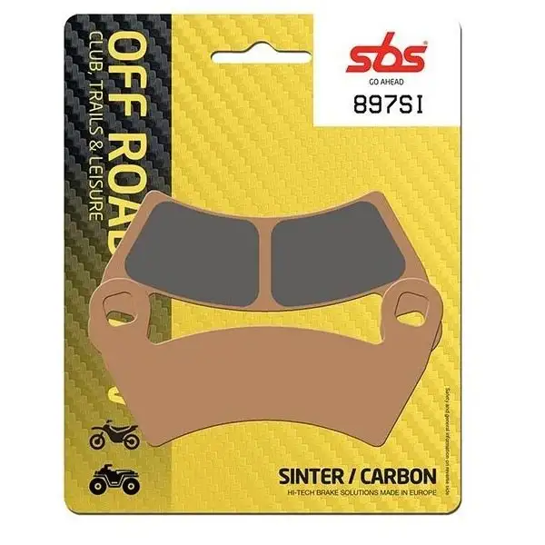 Pastiglie freno posteriori SBS per polaris mv diesel crew 0 2013 - Mescola SI sinterizzata Off-road 897SI