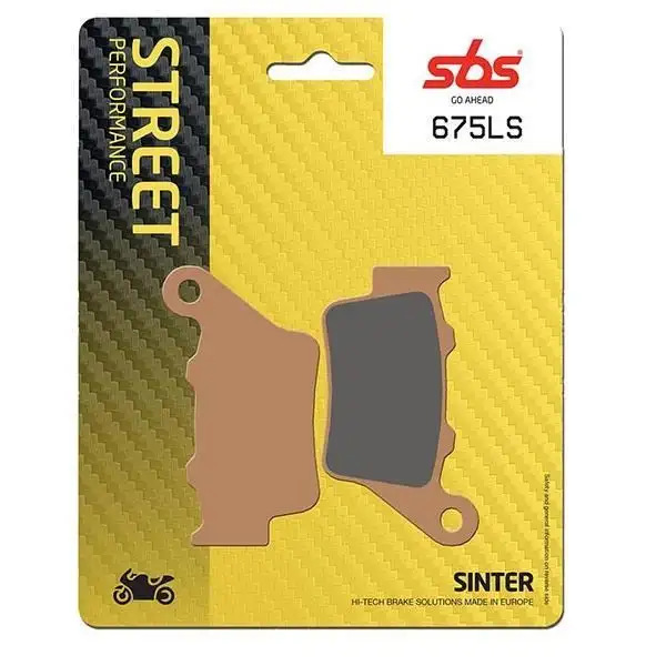 Pastiglie freno posteriori SBS per Royal Enfield Continental GT 535 15-19 - Mescola LS sinterizzata strada 675LS