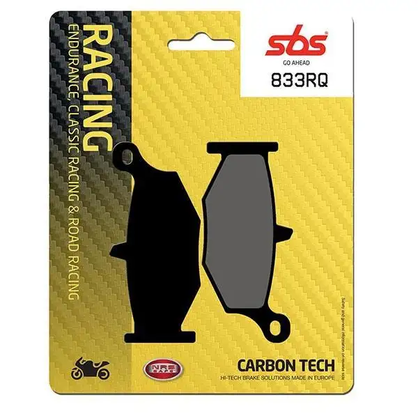 Pastiglie freno posteriori SBS per Suzuki B-King 08-12 - Mescola RQ Carbon TECH pista 833RQ