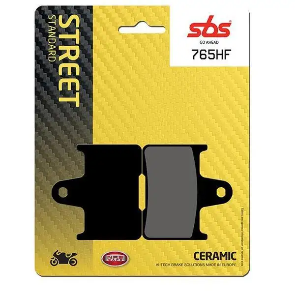 Pastiglie freno posteriori SBS per Suzuki Bandit 650 ABS 05-06 - Mescola HF ceramica strada 765HF