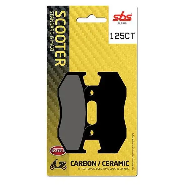 Pastiglie freno posteriori SBS per Suzuki Burgman 400 99-02 - Mescola CT Carbon Ceramica Scooter 125CT