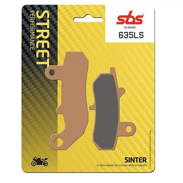 Pastiglie freno posteriori SBS per Suzuki RG gamma 125 F 92-94 - Mescola LS sinterizzata strada 635LS
