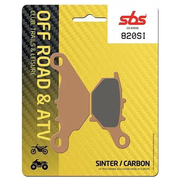 Pastiglie freno posteriori SBS per Suzuki RM 85 Ruote Alte 05-16 | 2018 - Mescola SI sinterizzata Off-road 820SI