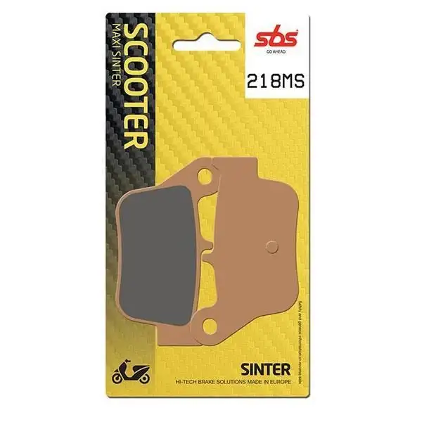 Pastiglie freno posteriori SBS per sym maxsym i / e4 / e5 400 11-23 - Mescola MS Sinterizzata Scooter 218MS