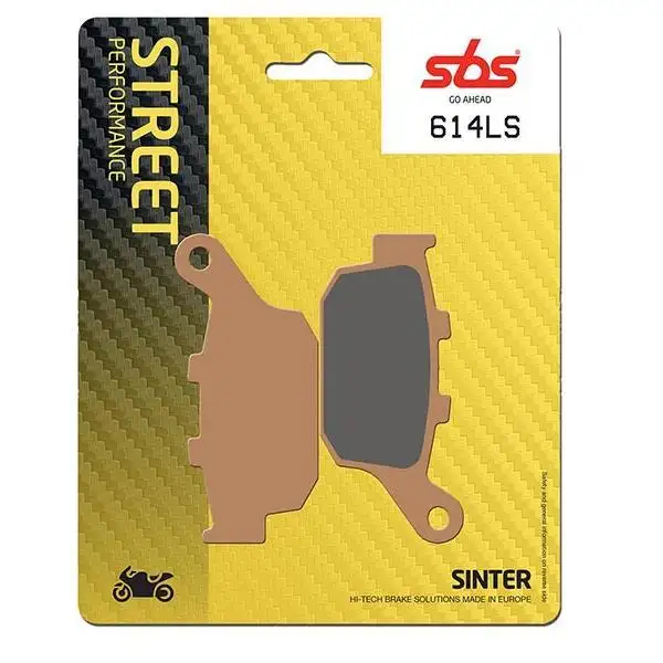 Pastiglie freno posteriori SBS per Triumph Speed Four 03-05 - Mescola LS sinterizzata strada 614LS