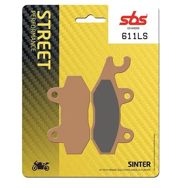 Pastiglie freno posteriori SBS per Triumph Speed Triple T509 97-99 - Mescola LS sinterizzata strada 611LS