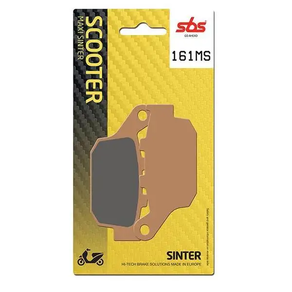 Pastiglie freno posteriori SBS per Triumph Tiger 800 XR 11-20 - Mescola MS Sinterizzata Scooter 161MS