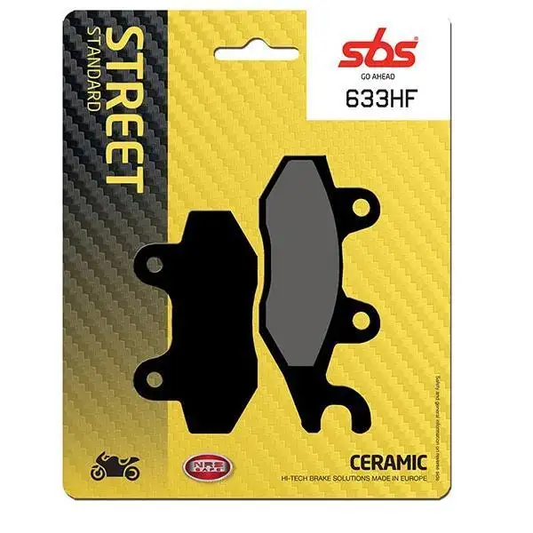 Pastiglie freno posteriori SBS per Triumph Trophy 900 96-01 - Mescola HF ceramica strada 633HF