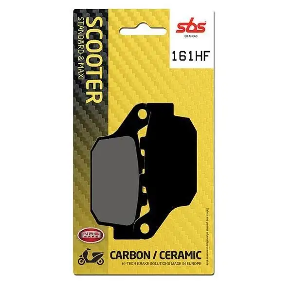 Pastiglie freno posteriori SBS per triumph tt 600 00-04 - Mescola HF ceramica strada 161HF