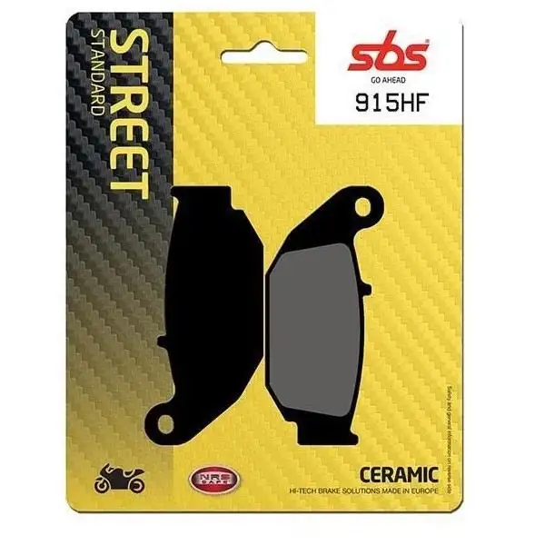 Pastiglie freno posteriori SBS per Voge Brivido 300 R 20-25 - Mescola HF ceramica strada 915HF