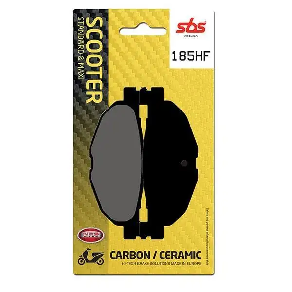 Pastiglie freno posteriori SBS per Yamaha Majesty 400 04-11 - Mescola HF ceramica strada 185HF