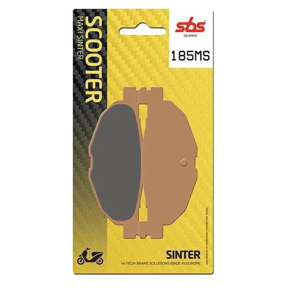 Pastiglie freno posteriori SBS per Yamaha Majesty 400 ABS 07-11 - Mescola MS Sinterizzata Scooter 185MS