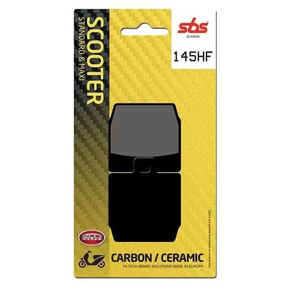 Pastiglie freno posteriori SBS per yamaha ns aerox naked 50 13-16 - Mescola HF ceramica strada 145HF