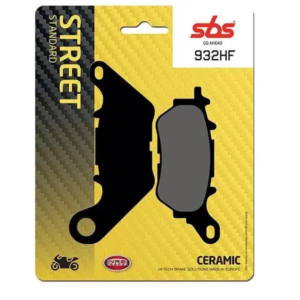 Pastiglie freno posteriori SBS per Yamaha R3 ABS 14-24 - Mescola HF ceramica strada 932HF