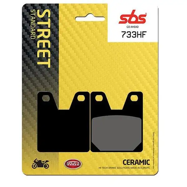 Pastiglie freno posteriori SBS per Yamaha R7 750 99-02 - Mescola HF ceramica strada 733HF