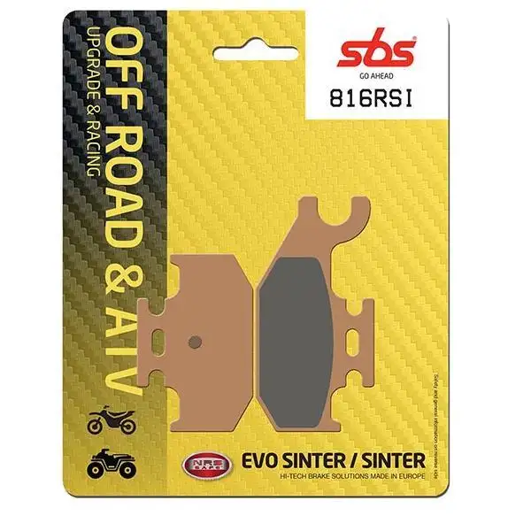 Pastiglie freno posteriori SBS per Yamaha Raptor 700 R 06-12 - Mescola RSI sinterizzata Off-road 816RSI