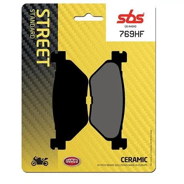 Pastiglie freno posteriori SBS per Yamaha SCR 950 ABS 17-20 - Mescola HF ceramica strada 769HF