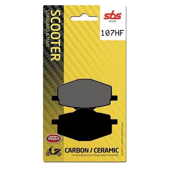 Pastiglie freno posteriori SBS per Yamaha TDR 125 93-03 - Mescola HF ceramica strada 107HF