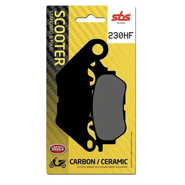 Pastiglie freno posteriori SBS per Yamaha Tricity 300 20-22 - Mescola HF ceramica strada 230HF