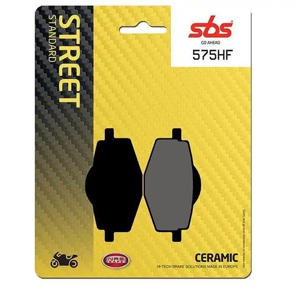 Pastiglie freno posteriori SBS per Yamaha TZR 50 90-92 - Mescola HF ceramica strada 575HF