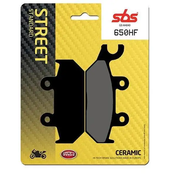 Pastiglie freno posteriori SBS per Yamaha TZR 50 93-02 - Mescola HF ceramica strada 650HF