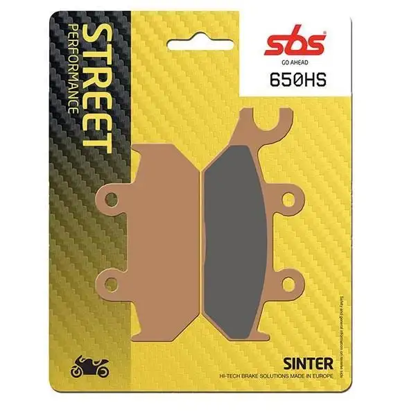 Pastiglie freno posteriori SBS per Yamaha TZR 50 93-02 - Mescola HS sinterizzata strada 650HS