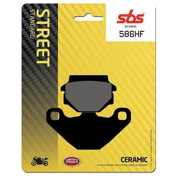 Pastiglie freno posteriori SBS per yamaha yfm 30gb grizzly 300 2012 - Mescola HF ceramica strada 586HF