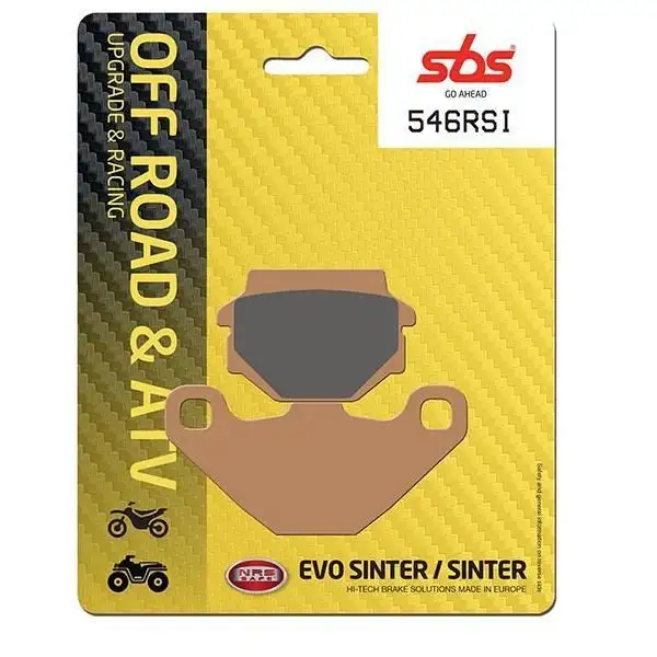 Pastiglie freno posteriori SBS per yamaha yfm 30gb grizzly 300 2012 - Mescola RSI sinterizzata Off-road 546RSI