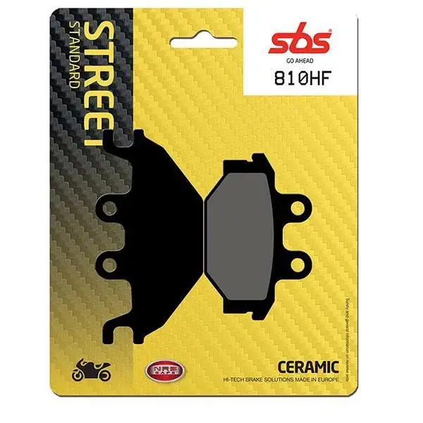 Pastiglie freno posteriori SBS per Yamaha YZF 125 R ABS 08-18 - Mescola HF ceramica strada 810HF