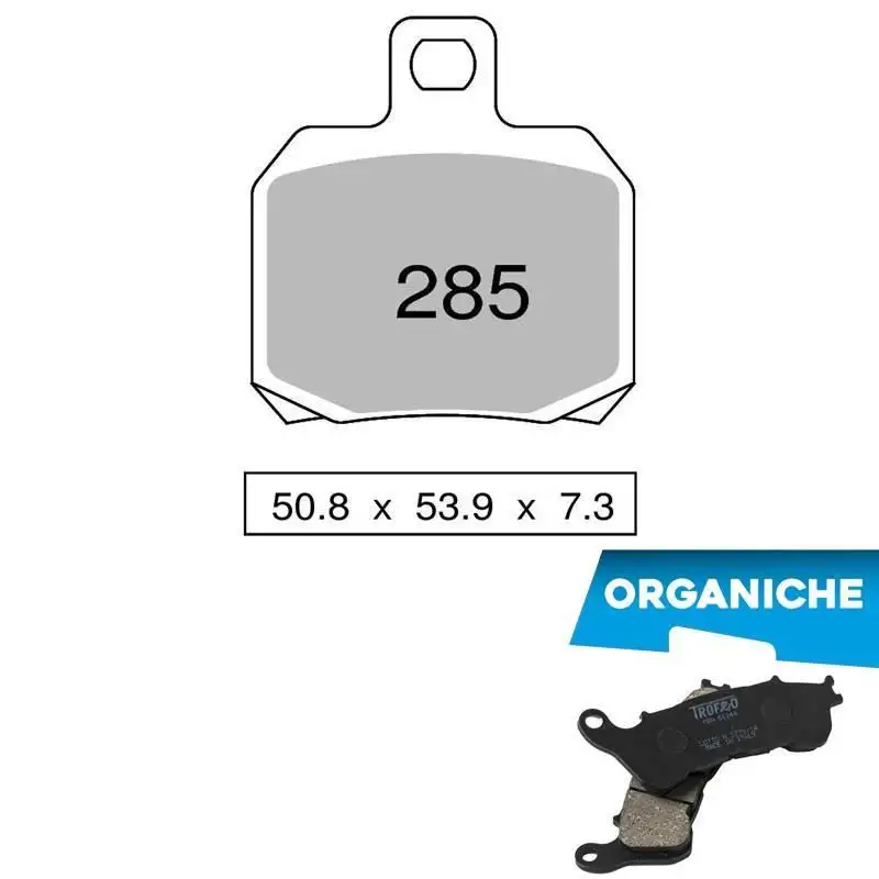Pastiglie freno posteriori Trofeo by Ognibene per Aprilia RSV4 1000 RF 15-19 - Mescola Organica 00 43028500
