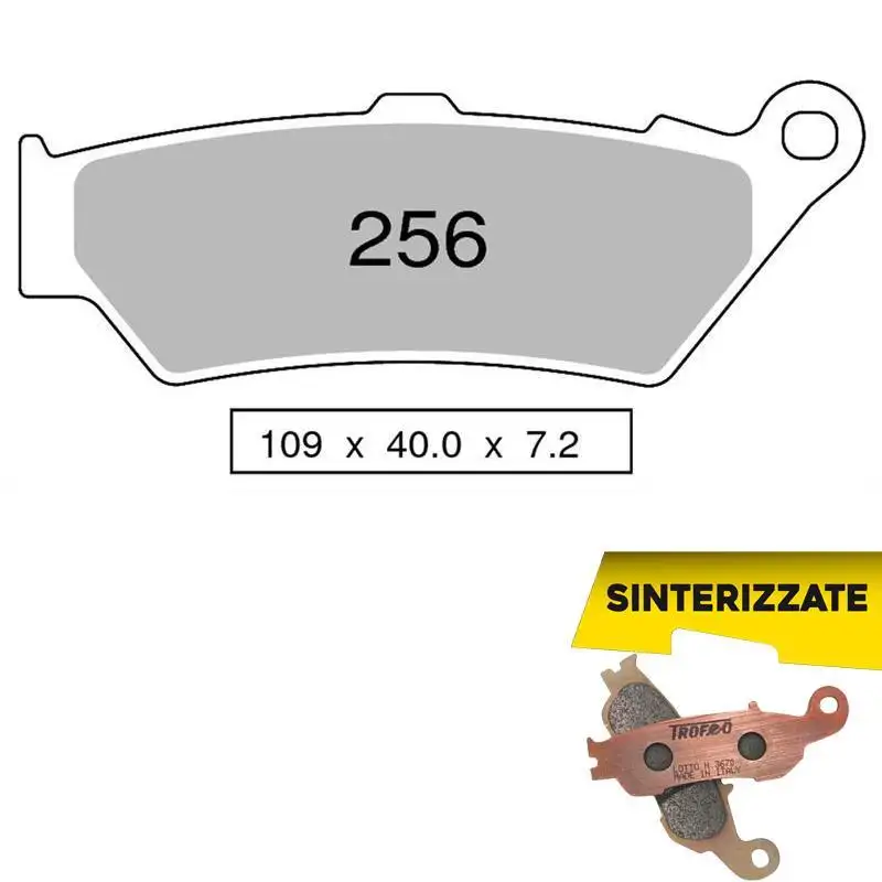 Pastiglie freno posteriori Trofeo by Ognibene per BMW R 1200 GS 13-18 - Mescola Sinterizzata 01 43025601