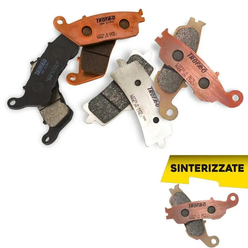 Pastiglie freno posteriori Trofeo by Ognibene per Kawasaki ZZR 1400 ABS 06-20 - Mescola Sinterizzata 01 43026401