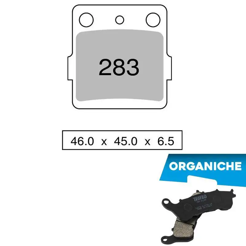 Pastiglie freno posteriori Trofeo by Ognibene per Suzuki RM 250 87-88 - Mescola Organica 00 43028300