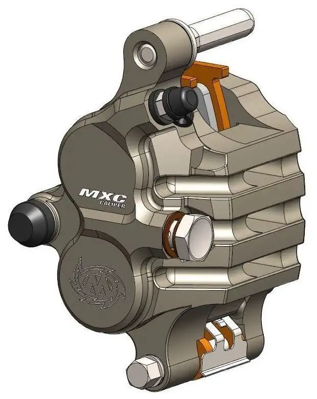 Pinza freno anteriore Moto Master MXC per Honda CRF 450 R 19-22 CNC ricavata dal pieno con pastiglie freno incluse