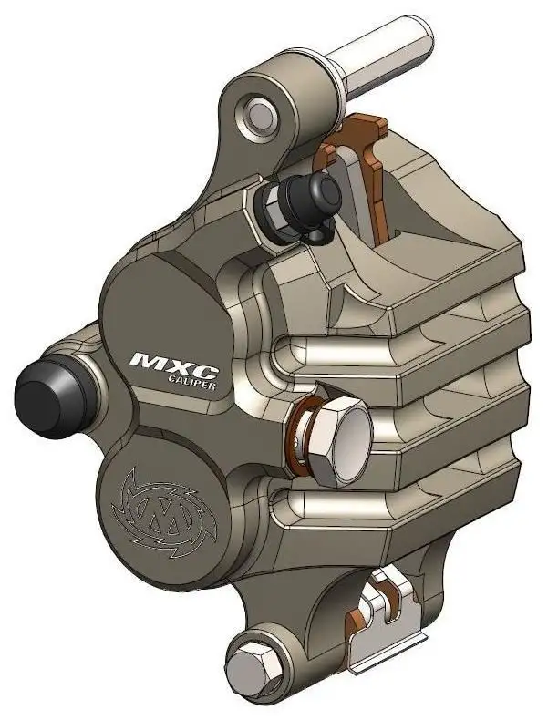 Pinza freno anteriore Moto Master MXC per Yamaha YZ 250 22-26 CNC ricavata dal pieno con pastiglie freno incluse