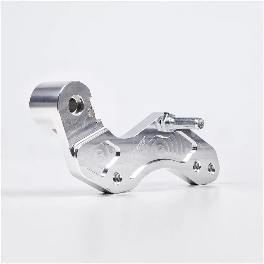 Supporto per pinza freno originale Braking per KTM 380 SX 98-02 da utilizzare con disco freno maggiorato diametro 320mm POW81