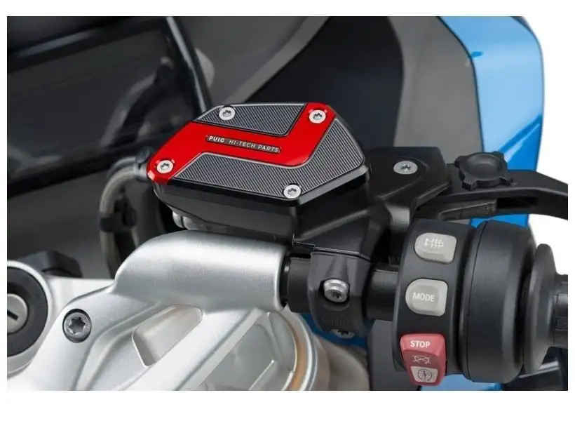 Tappo serbatoio olio freni anteriore Puig per BMW R 1200 GS 13-18 colore rosso