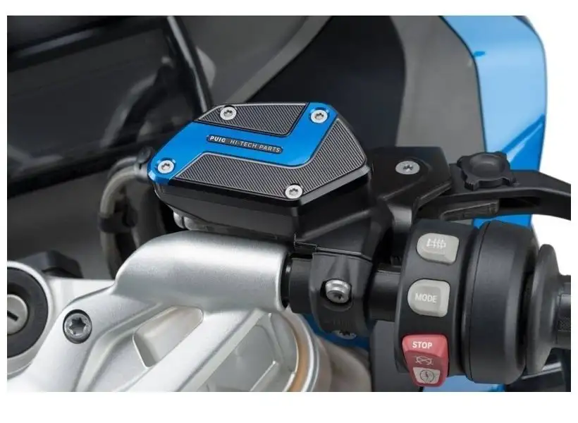 Tappo serbatoio olio freni anteriore Puig per BMW R nine T 14-16 colore blu