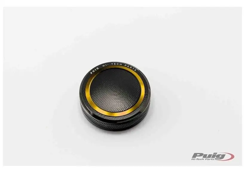 Tappo serbatoio olio freni anteriore Puig per Kawasaki Ninja 1100 SX 2025 colore oro