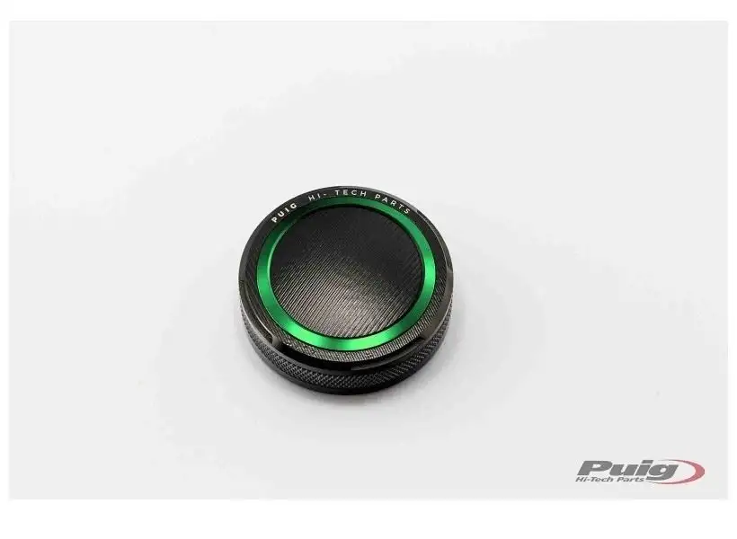 Tappo serbatoio olio freni anteriore Puig per Kawasaki ZX-6R 636 13-17 colore verde