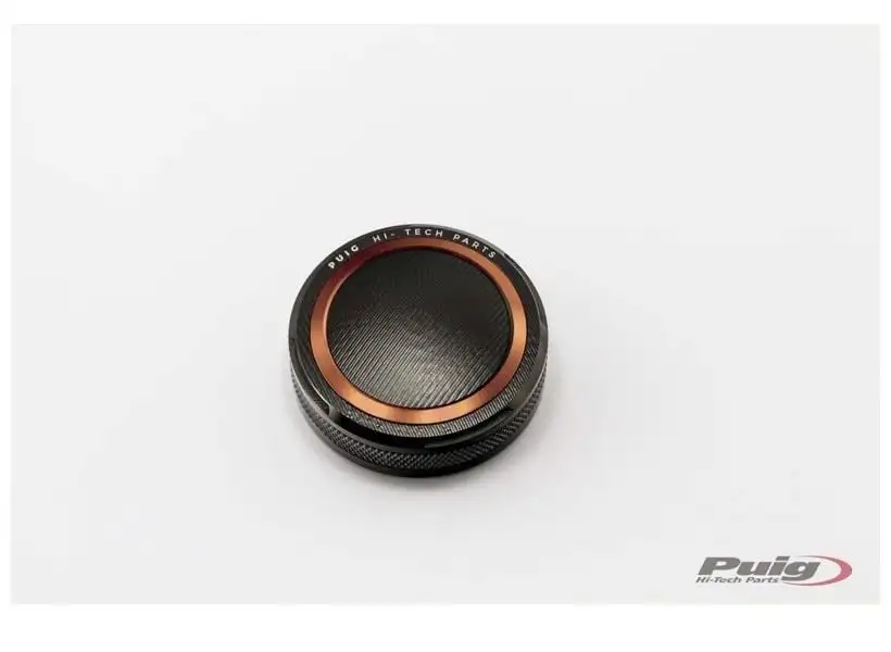 Tappo serbatoio olio freni anteriore Puig per Kawasaki ZX-9R 94-03 colore arancione