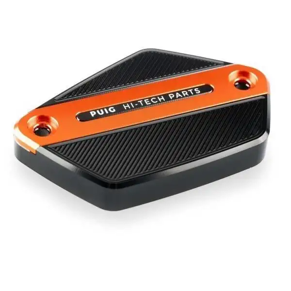 Tappo serbatoio olio freni anteriore Puig per KTM 125 Duke 24-25 colore arancione